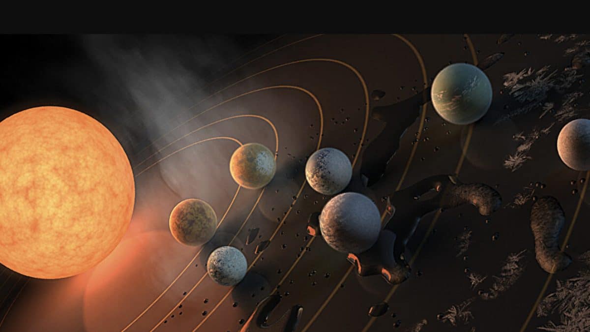 تبين أن الكوكبين TRAPPIST-1 ساخنان من جهة وجليديان من جهة أخرى