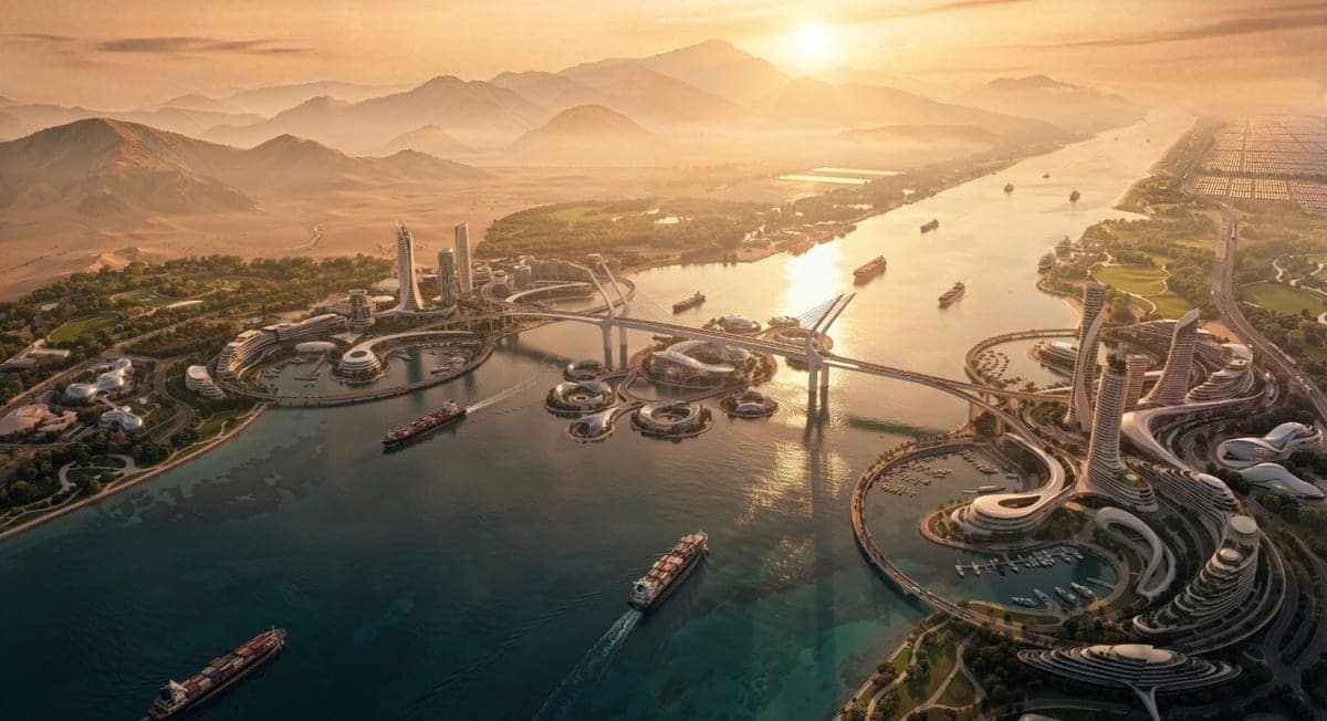 Концепт водного коридора «Пролив Союза» / © Znera