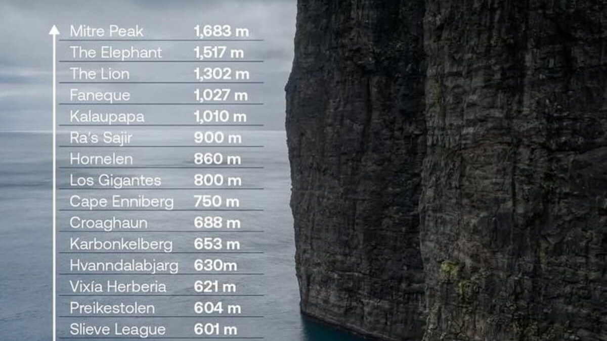 Самые высокие морские утесы мира: где находятся и чем уникальны