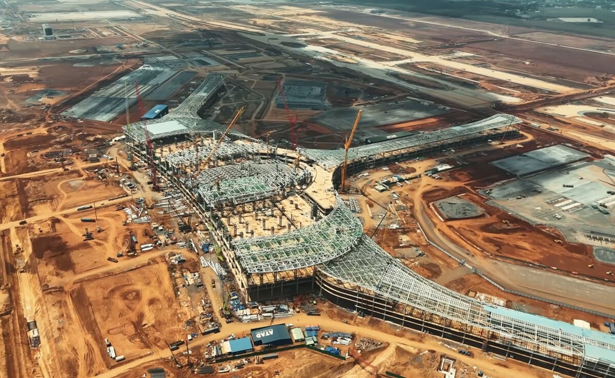 Строительство аэропорта Лонгтхань / © ADP Ingénierie