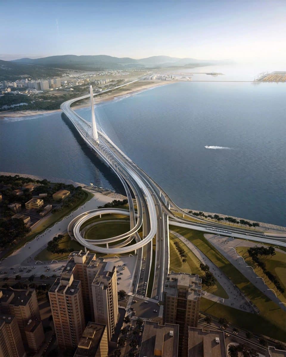 Мост Даньцзян / © Zaha Hadid Architects