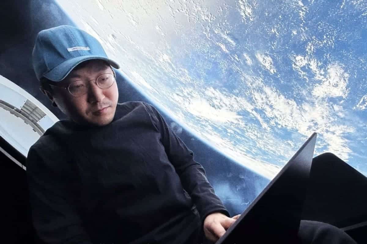 Чун Ван во время экспедиции Fram2 / © Chun / Х