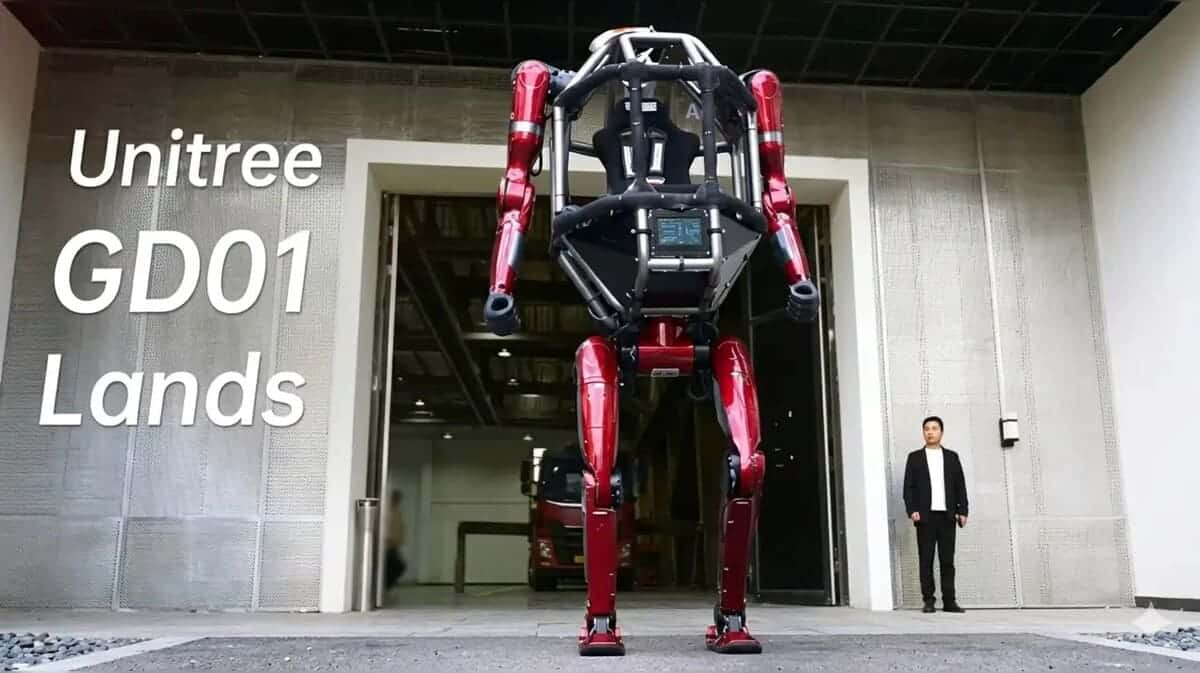 Unitree Robotics показала гигантского пилотируемого робота-трансформера GD01