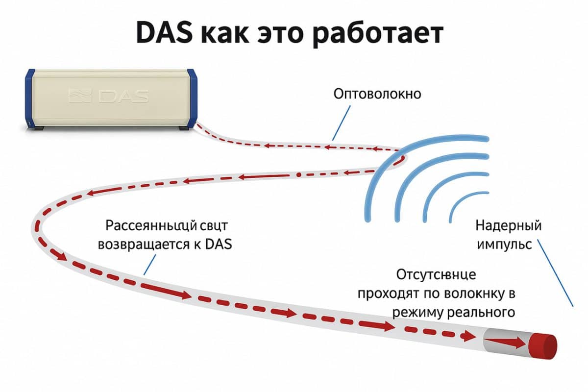 Распределенное акустическое зондирование / © Teslaamca, Wikipedia