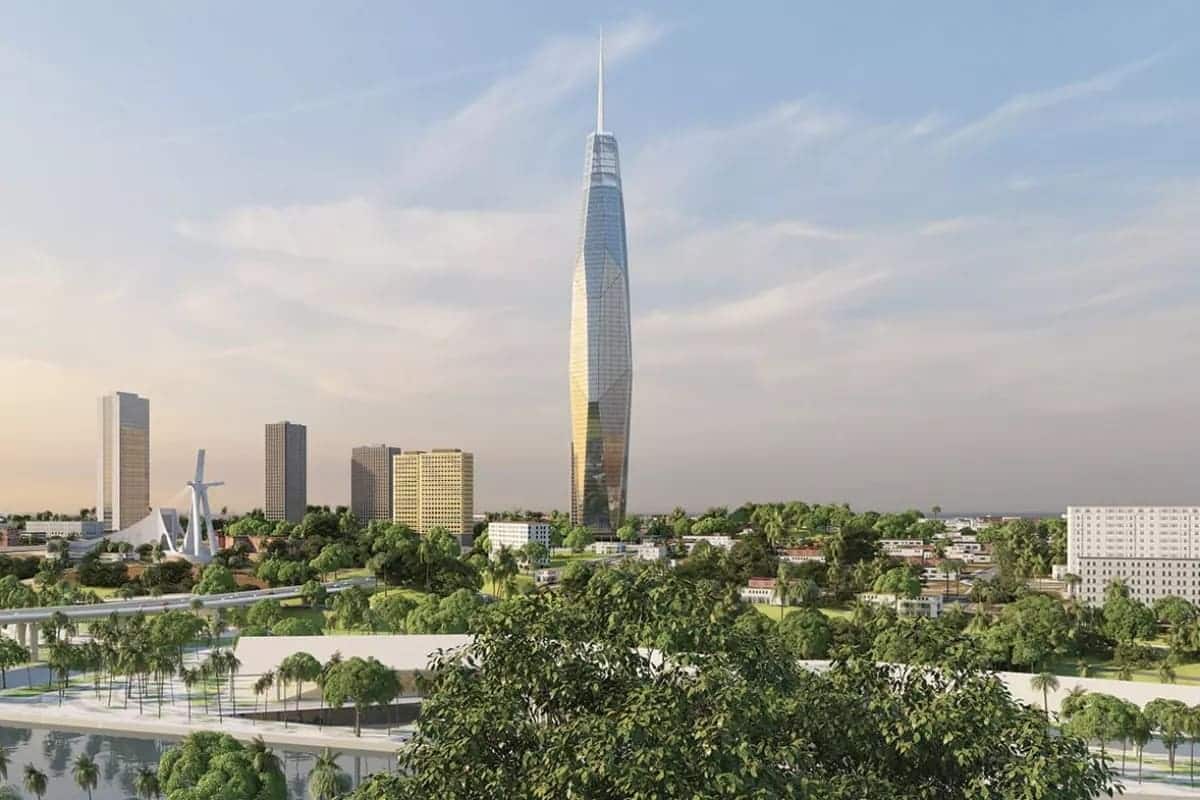 Рендер небоскреба Tower F / © PFO Africa