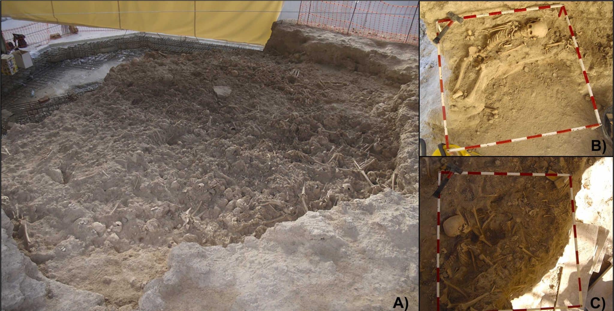 Место захоронения в Камино-дель-Молино. / @ International Journal of Paleopathology, 2026
