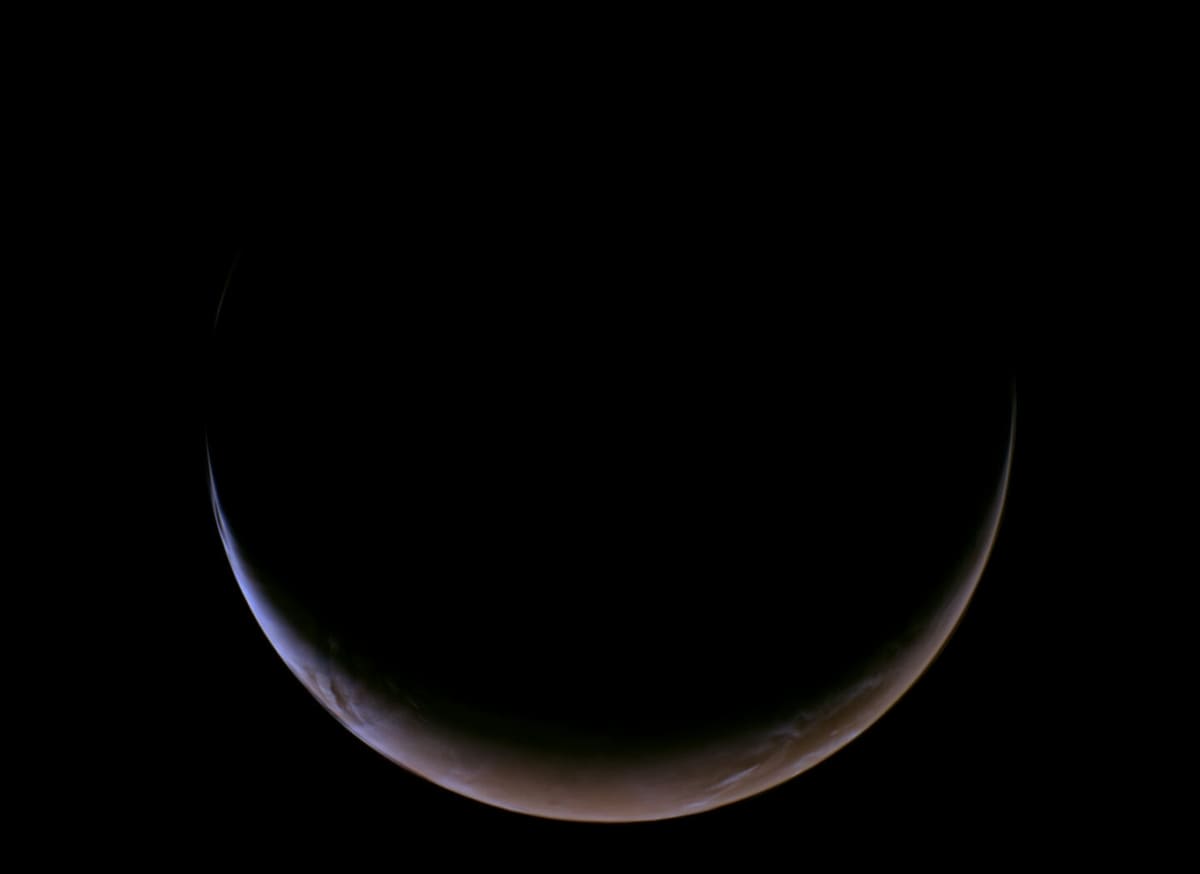 Psyche запечатлела Марса со стороны, противоположной Солнцу / © NASA / JPL-Caltech / ASU