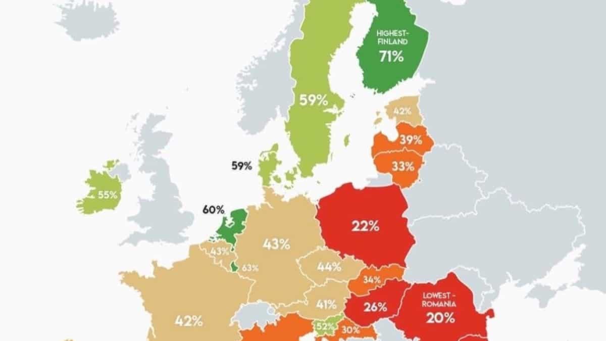Спорт в Европе: где занимаются чаще, а где — реже всего