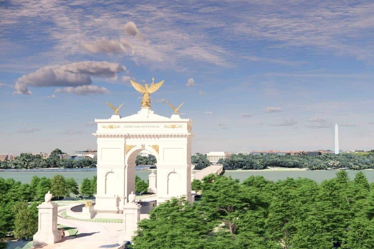 Проект американской триумфальной арки / © Harrison Design