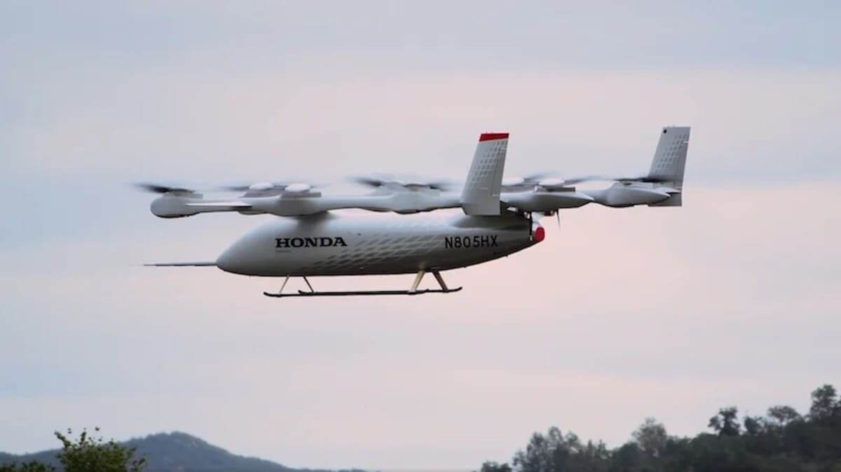 Honda впервые подняла в небо полноразмерный eVTOL-прототип / © Honda