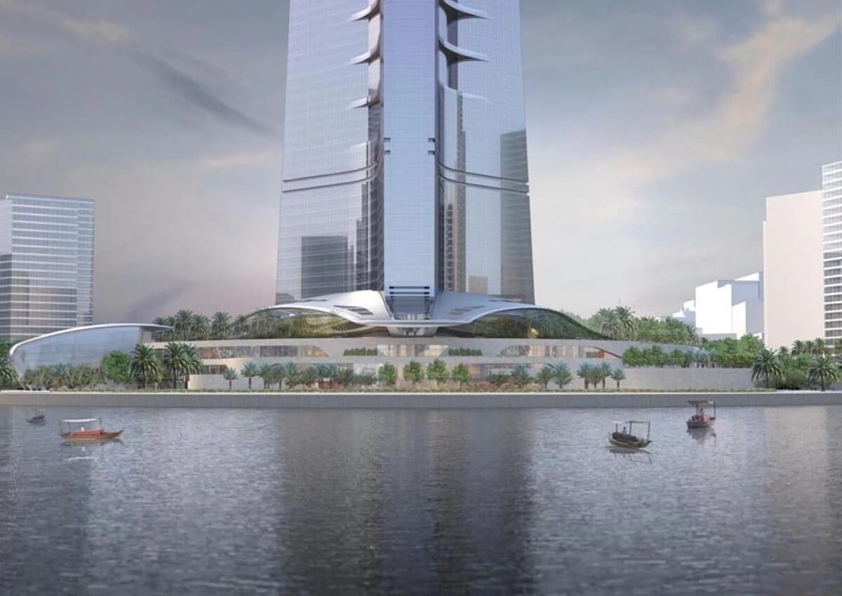 Рендер Jeddah Tower / © Adrian Smith & Gordon Gill Architecture