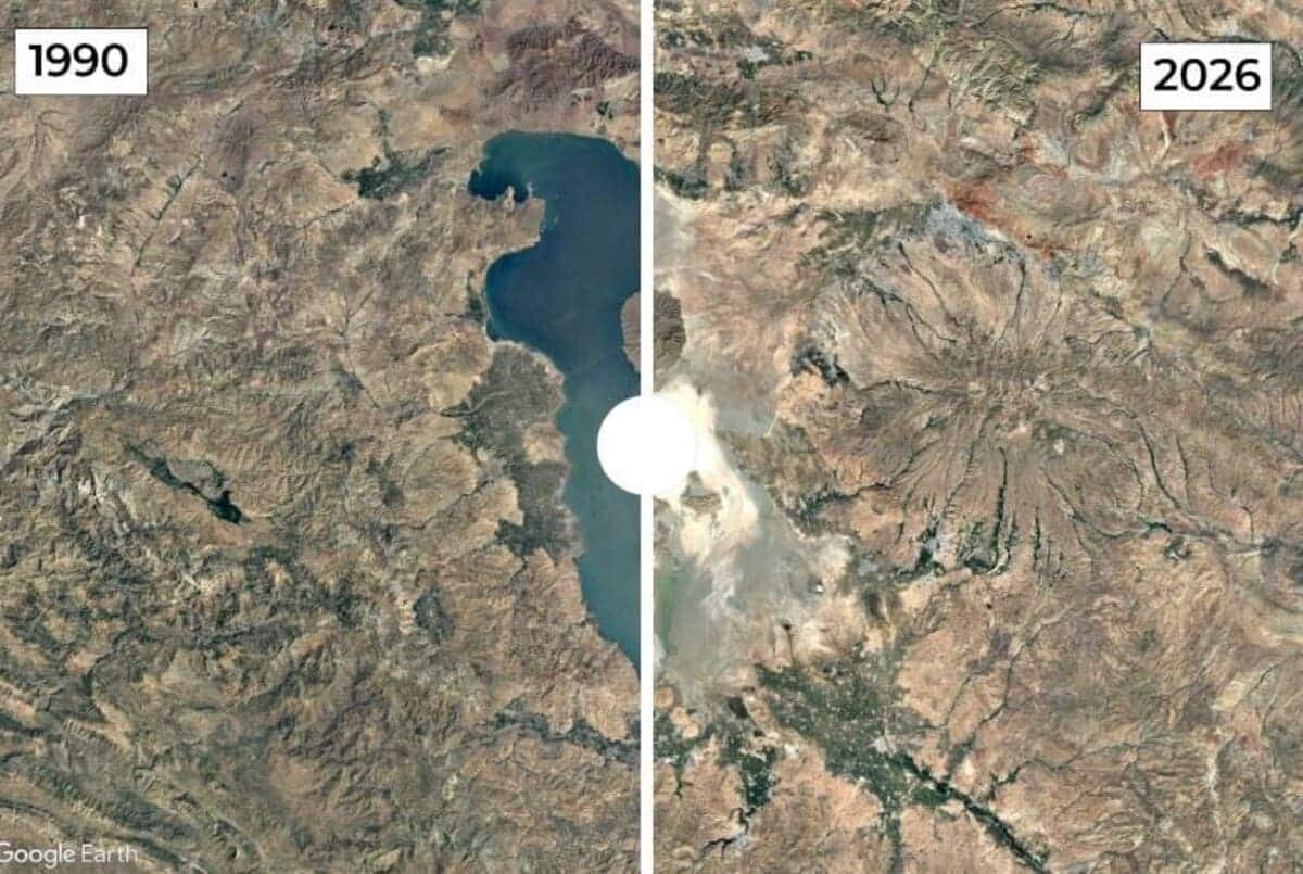 Озеро Урмия, Иран / © Google Earth