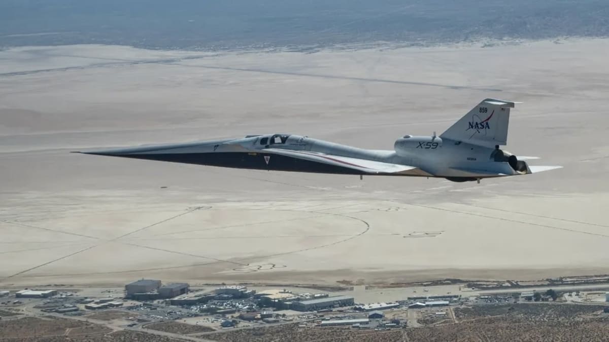 Экспериментальный самолет X-59 / © NASA