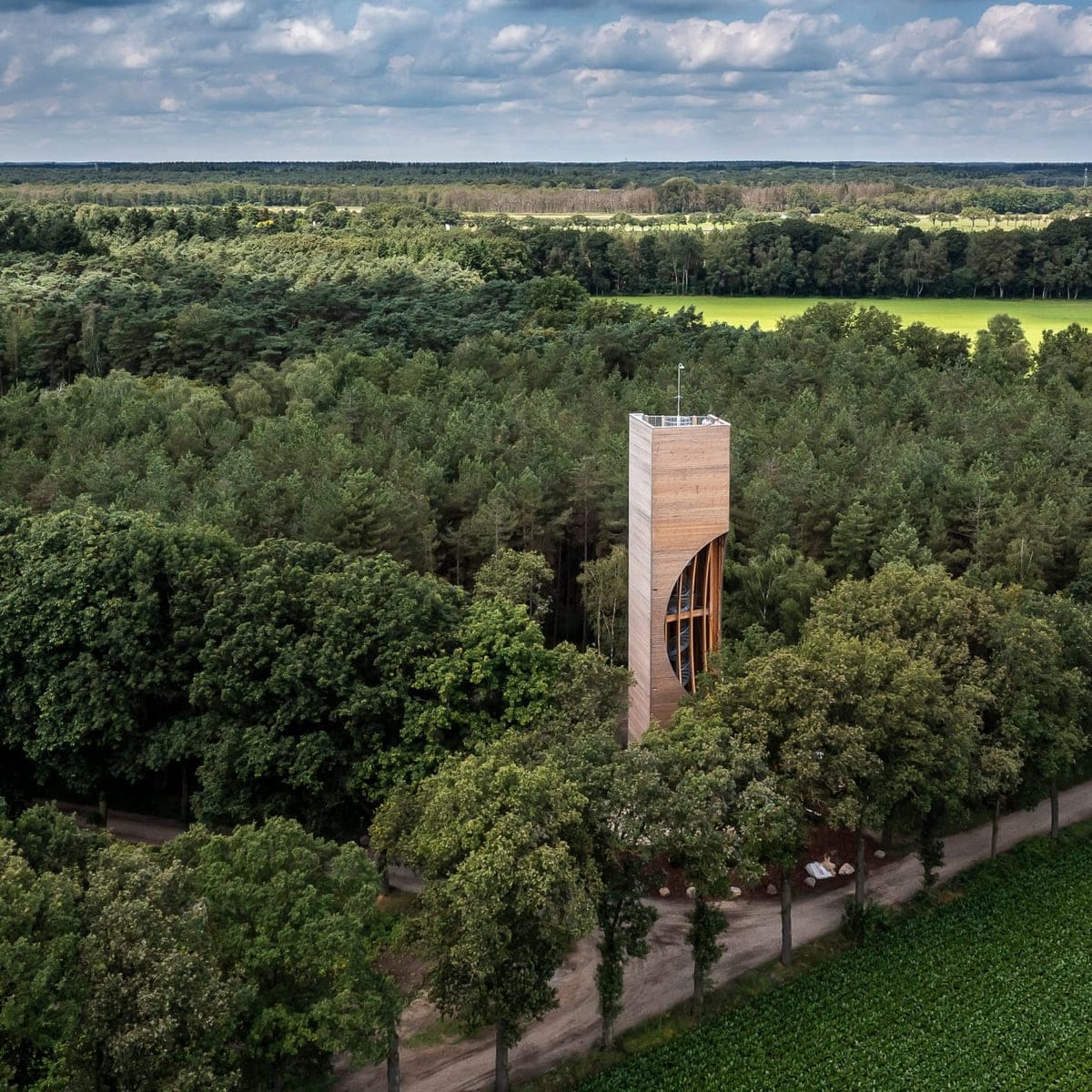 Watchtower Einderheide, Нидерланды / © NEXT Architects