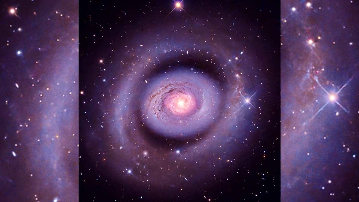 Спиральная галактика Messier 94 / © NASA / CXC / SAO; Optical and Dark Matter: NASA / ESA / M.J. Jee; Image Processing: NASA / CXC / SAO / L. Frattare