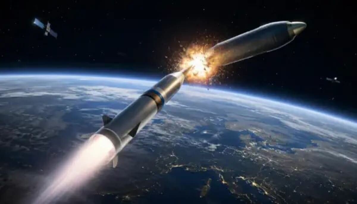 Художественное изображение экзоатмосферного перехватчика / © Airbus Defence and Space