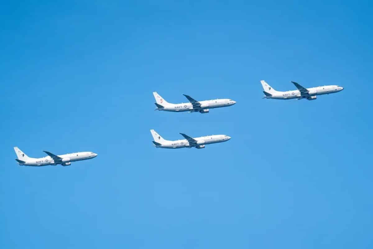 Группа патрульных самолетов P-8 Poseidon ВМС США / © air.show