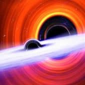 Слияние двух черных дыр в представлении художника / © Carl Knox/Laser Interferometer Gravitational-Wave Observatory