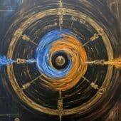 Художественное представление процесса Пенроуза для электромагнитных волн / © Dalila Pasotti, Hadiseh Nasari