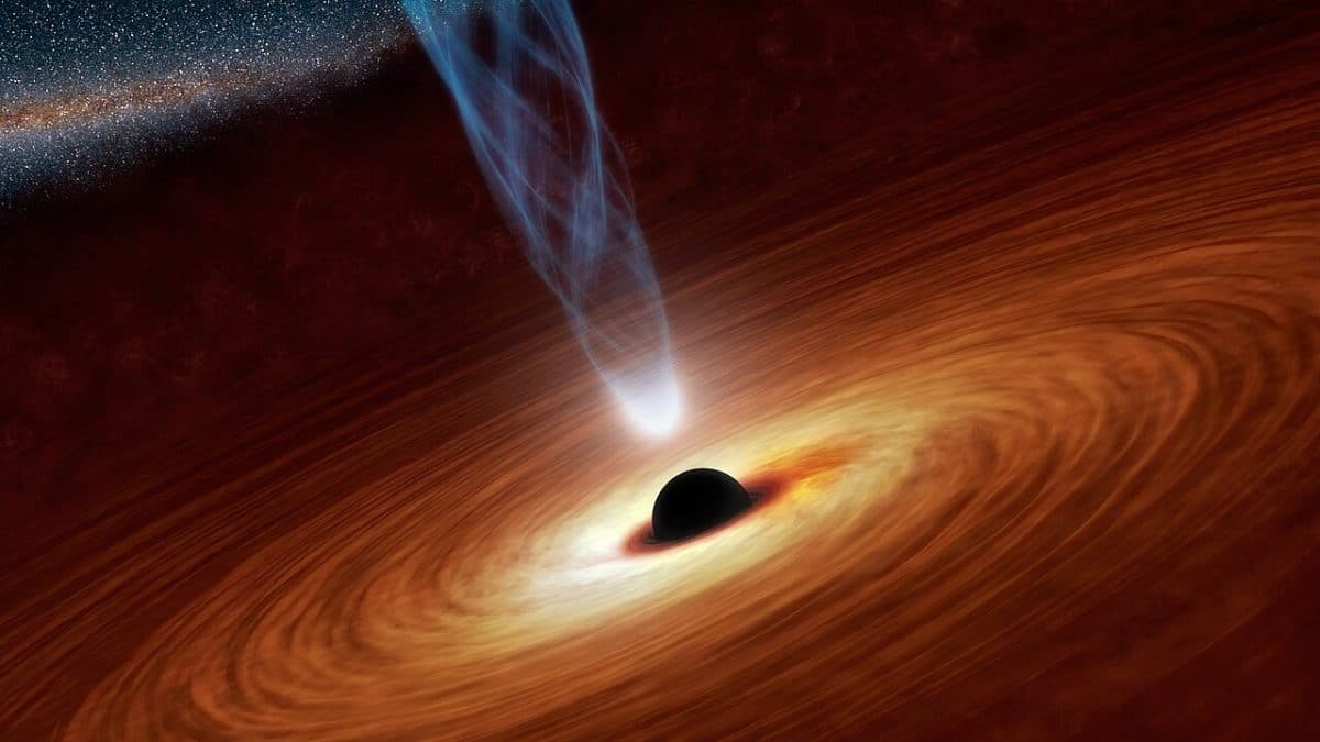 Концептуальная иллюстрация сверхмассивной черной дыры / © NASA/JPL-Caltech