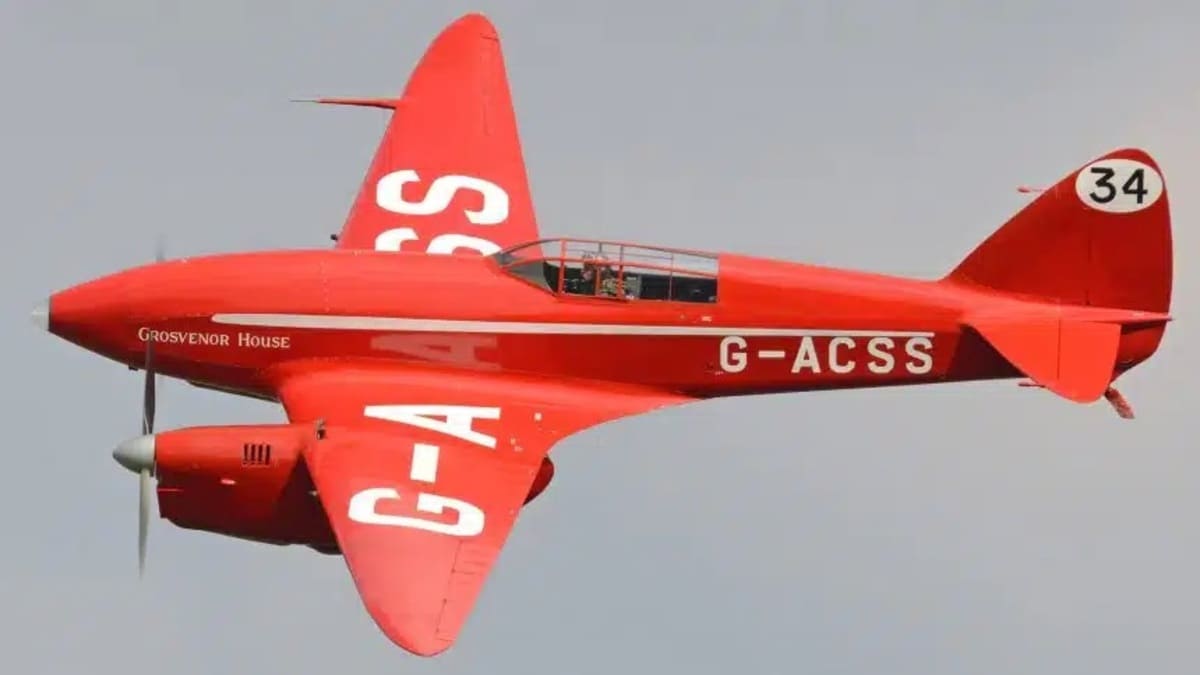 Самолет de Havilland DH.88 Comet / © Alan Wilson via Flickr