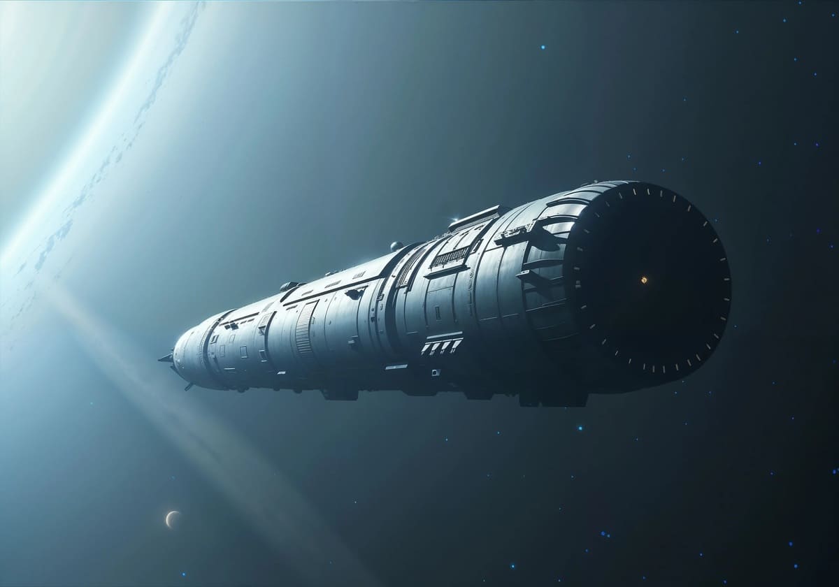 Художественное изображение корабля поколений Chrysalis / © Team Chrysalis / Project Hyperion