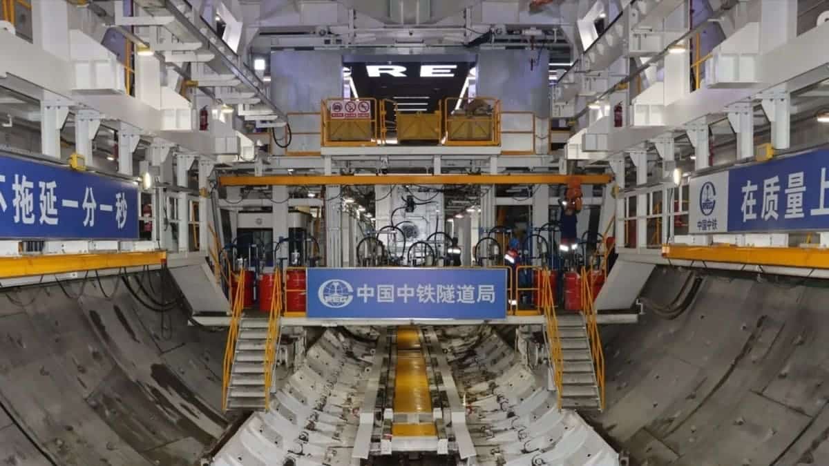 Строительство тоннеля / © China Railway Tunnel Group (CRTG)