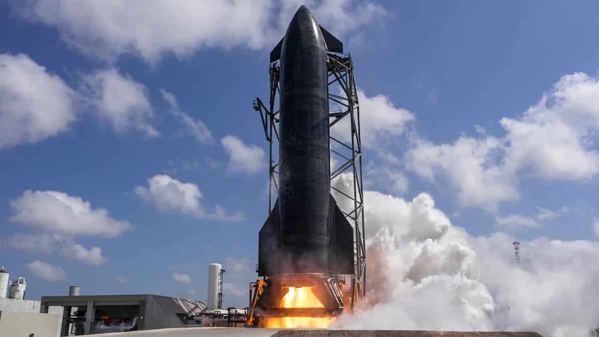 Верхняя ступень транспортной системы Starship V3 / © SpaceX