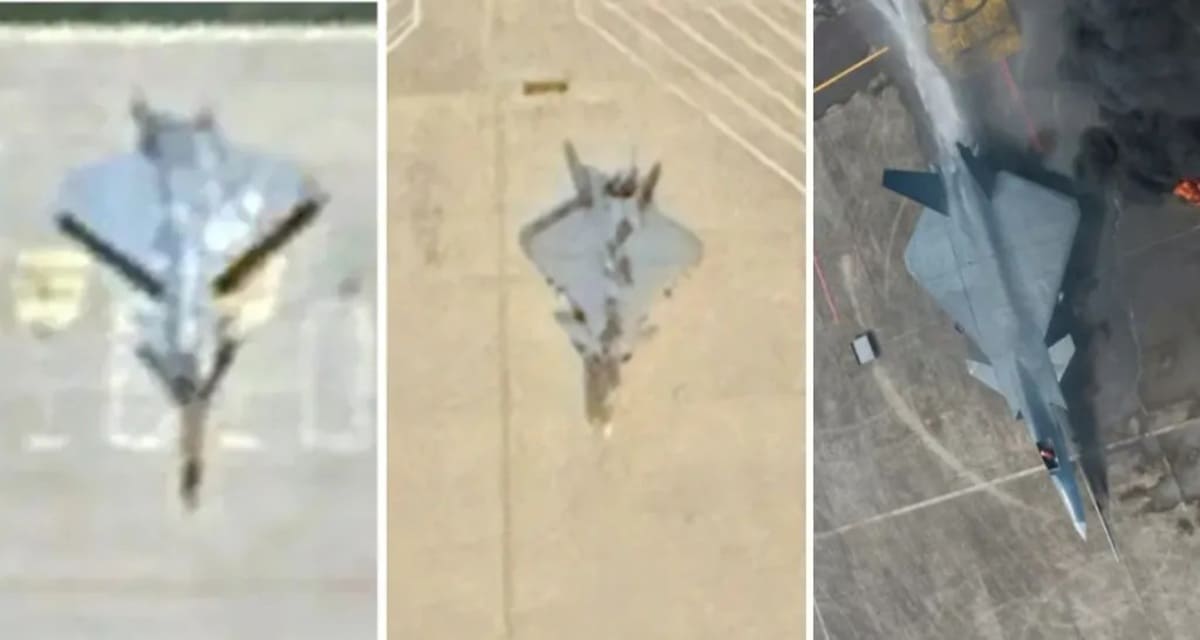 Спутниковые и аэроснимки макетов китайских самолетов / © Google Earth