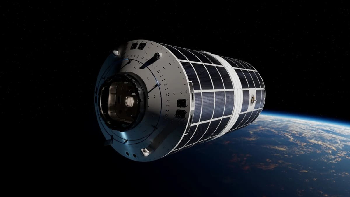 Художественное изображение орбитального ангара Gravitics / © Gravitics