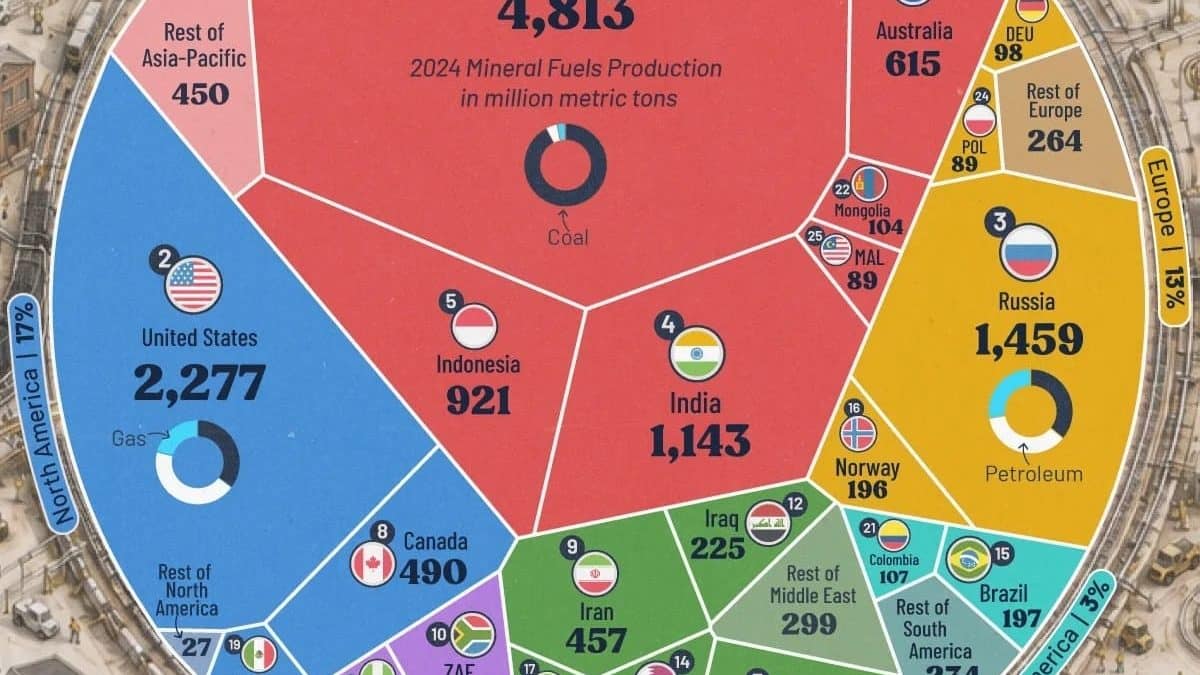 Крупнейшие производители минерального топлива в 2024 году: кто лидирует и почему
