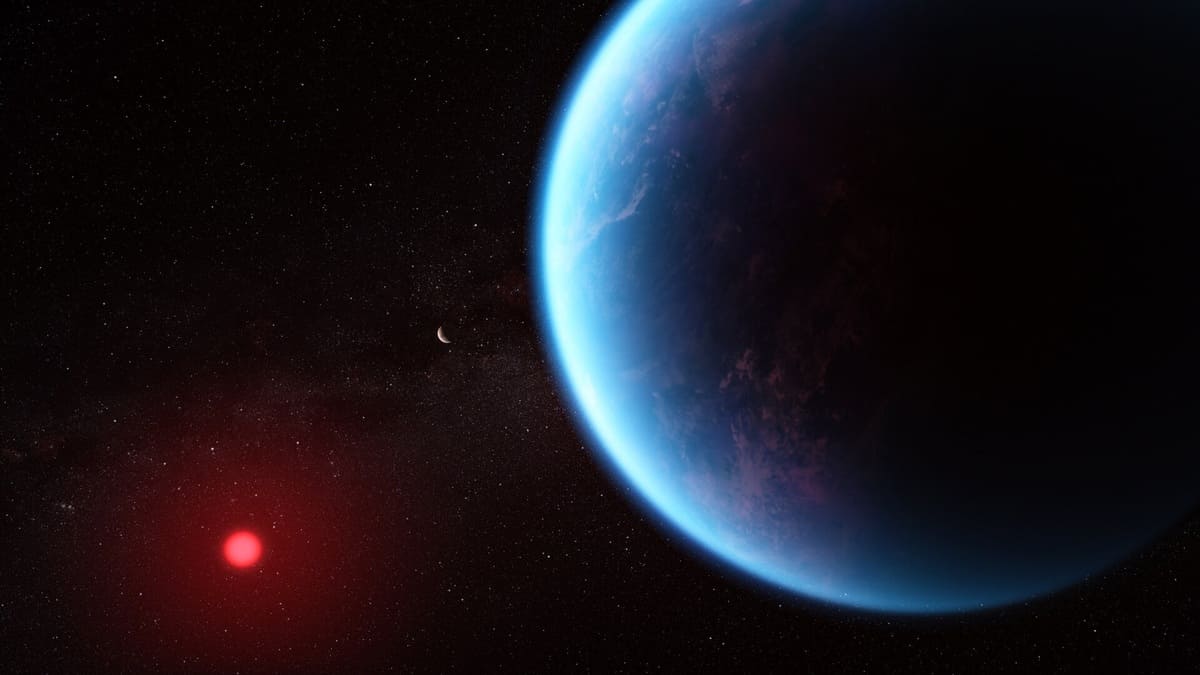 K2-18 b, взгляд художника / © NASA