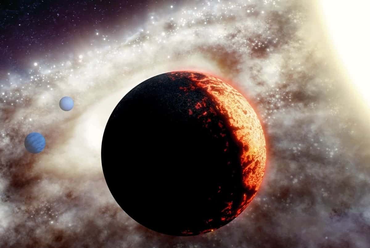Древние планеты TOI-561, взгляд художника / © Adam Makarenko, W.M. Keck Observatory