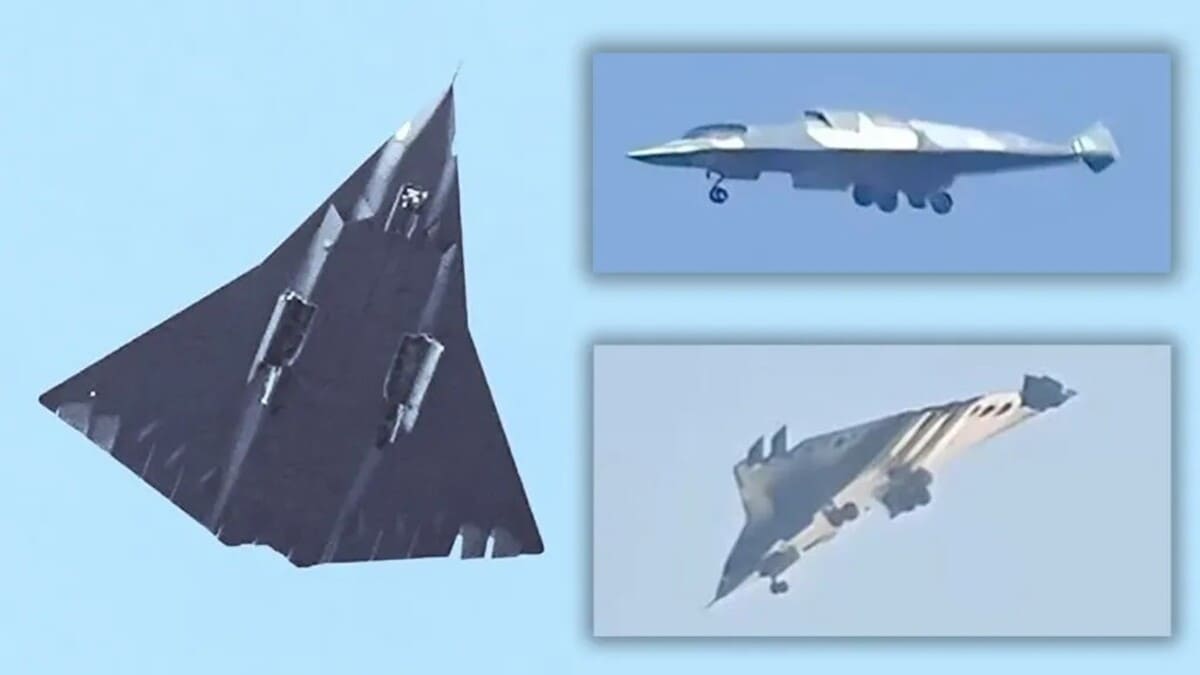 Снимки тяжелого китайского малозаметного самолета J-36 («Цзянь-36») / © Weibo