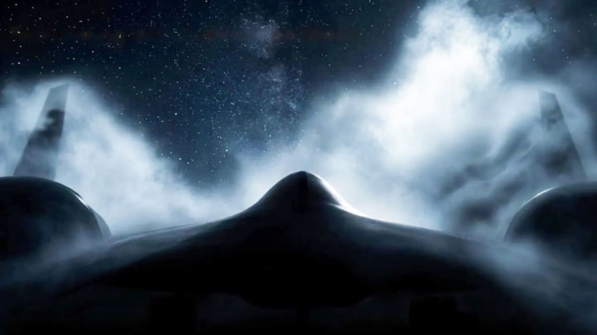Силуэт экспериментального самолета / © NASA