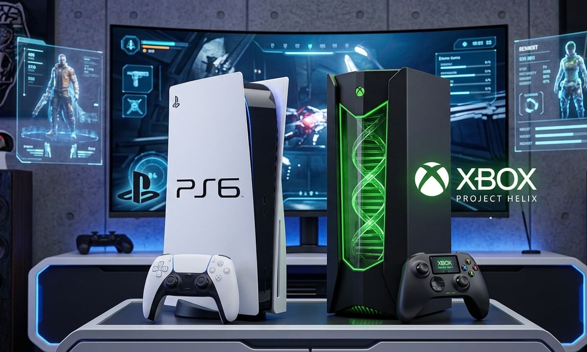 Концепт консолей Sony PS6 и Microsoft Xbox Helix / © muycomputer.com