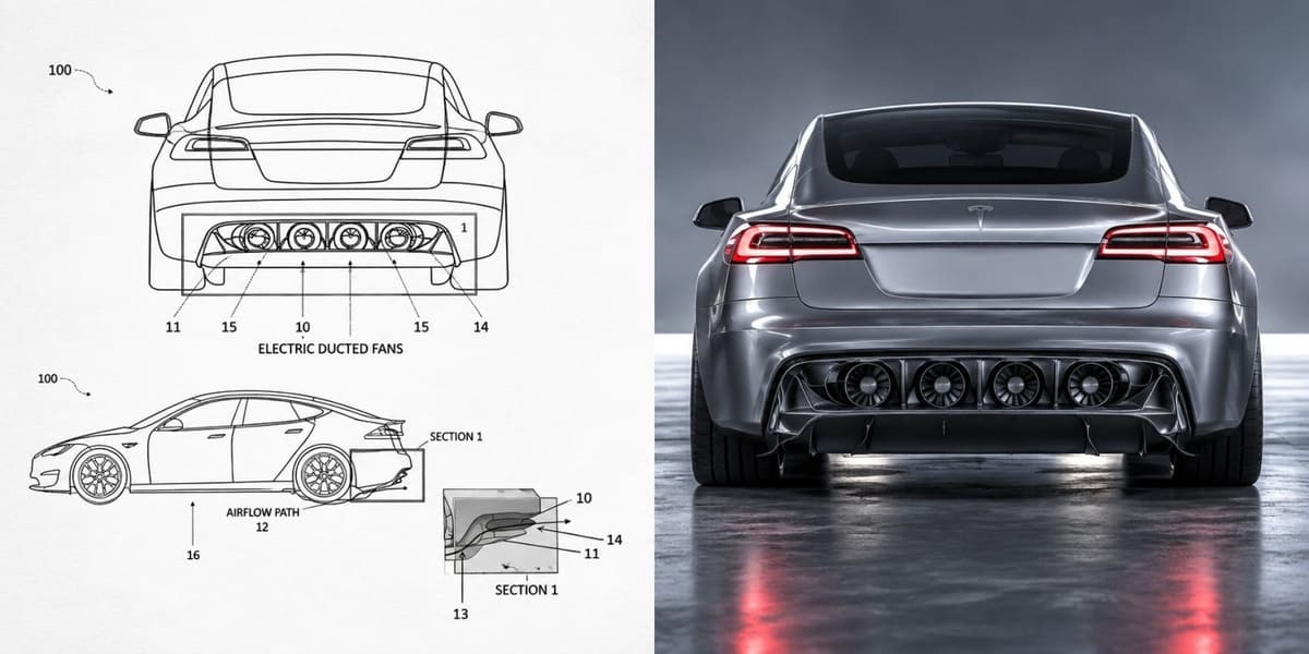 Система «Electric Fan Car» («электромобиль с вентиляторами») / © Tesla