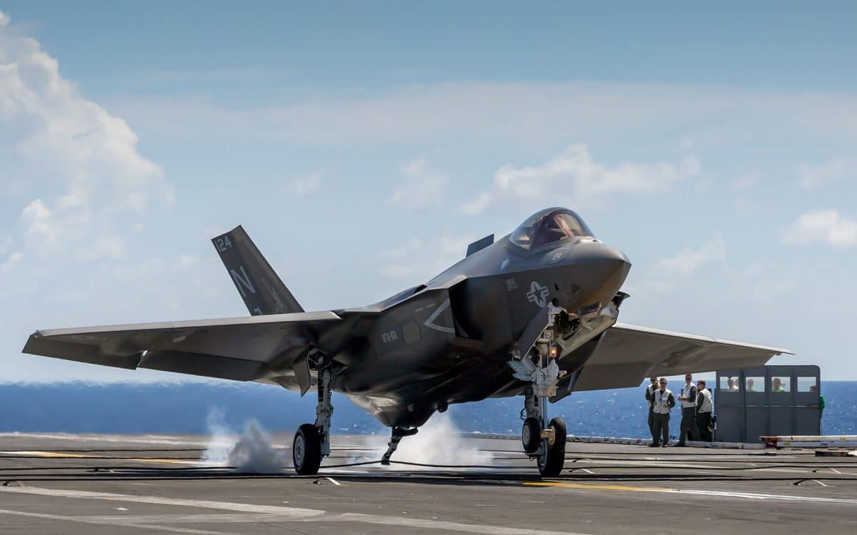 Истребитель F-35 Lightning II в полете / © Lockheed Martin