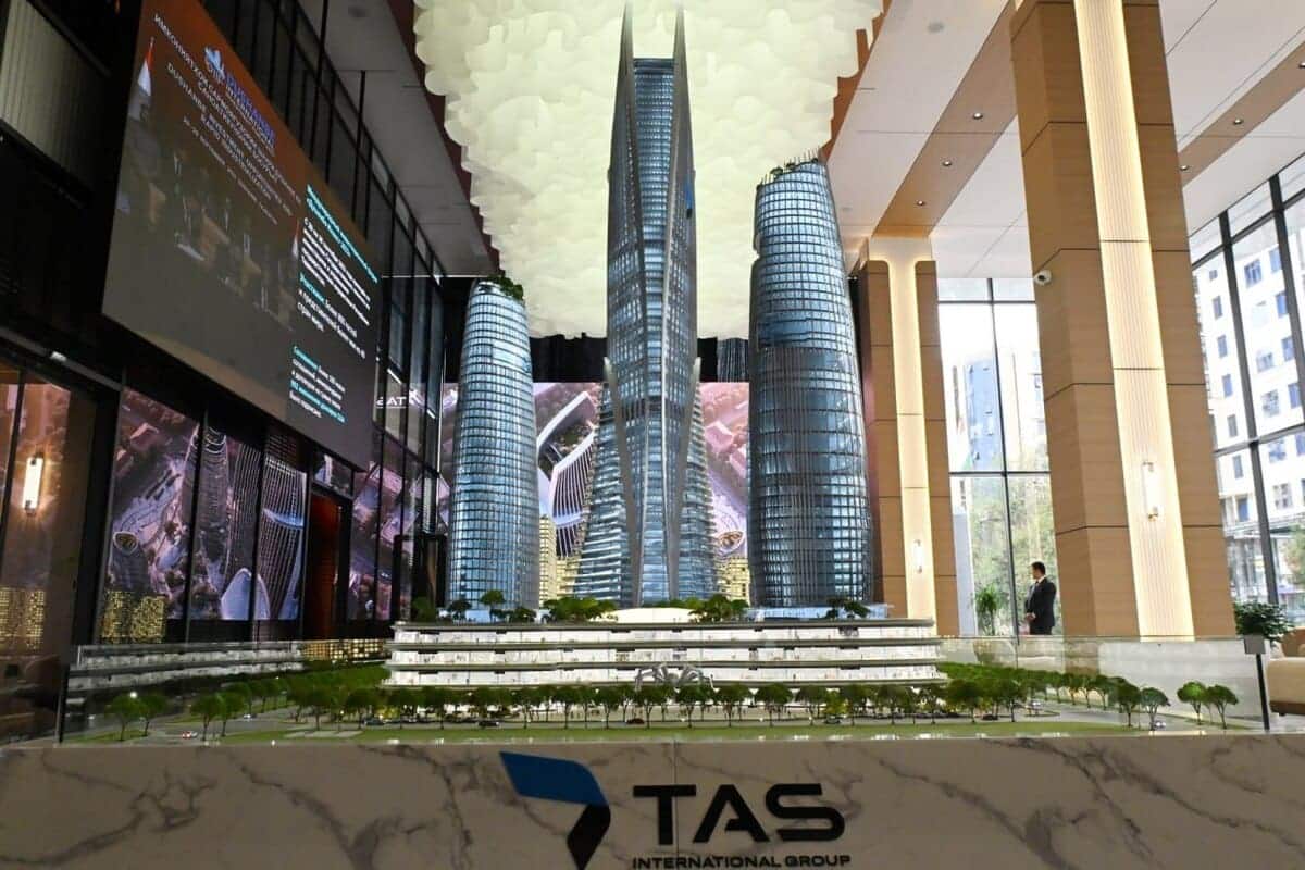 Проект Dushanbe Tower / © The press service of the President of Tajikistan