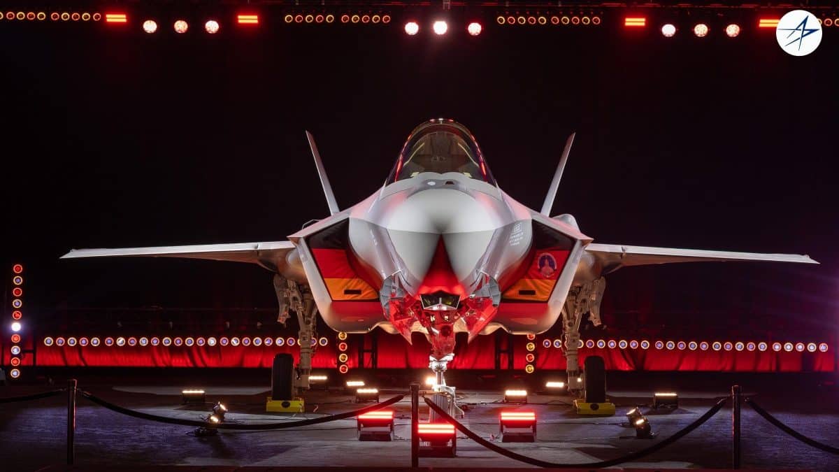 Первый F-35A Lightning II с бортовым номером 35+01, построенный для ВВС Германии / © Lockheed Martin
