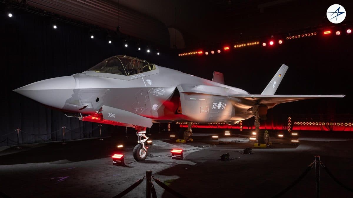 Первый F-35A Lightning II с бортовым номером 35+01, построенный для ВВС Германии / © Lockheed Martin