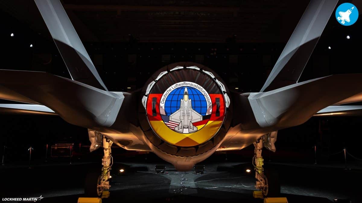 Первый F-35A Lightning II с бортовым номером 35+01, построенный для ВВС Германии / © Lockheed Martin