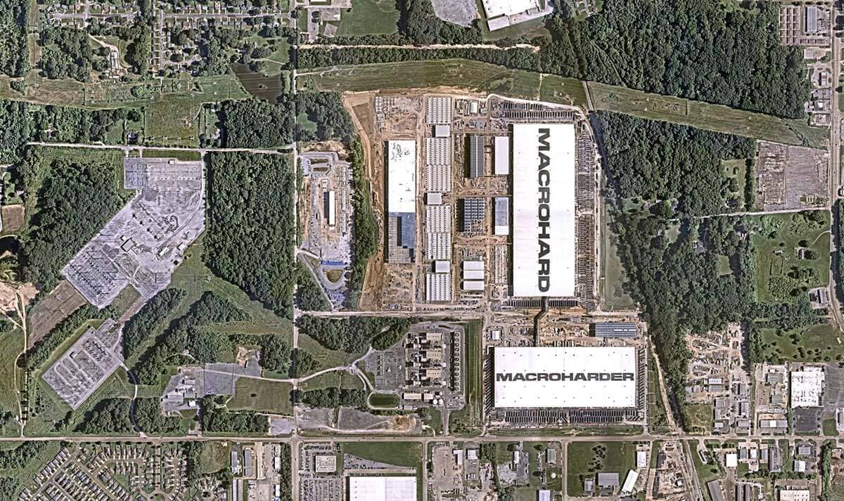 Строительство дата-центра компании xAI в Мемфисе штат Теннесси, 2026 год / © Nearmap