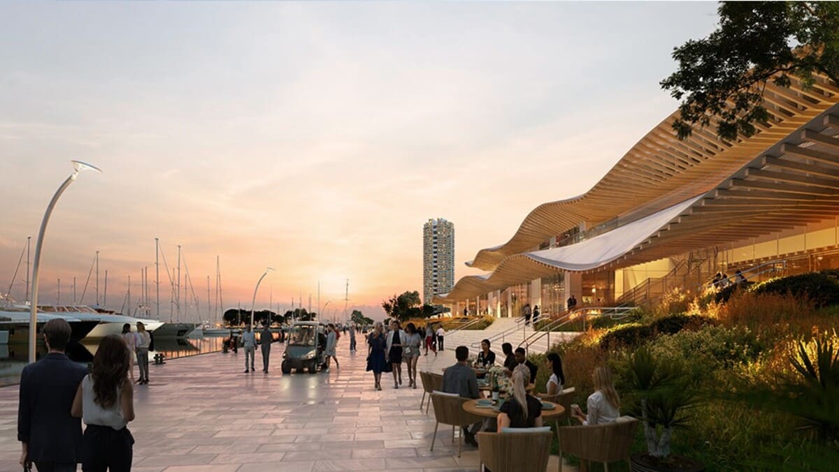Рендер небоскреба Riviera Tower / © Lamda Development