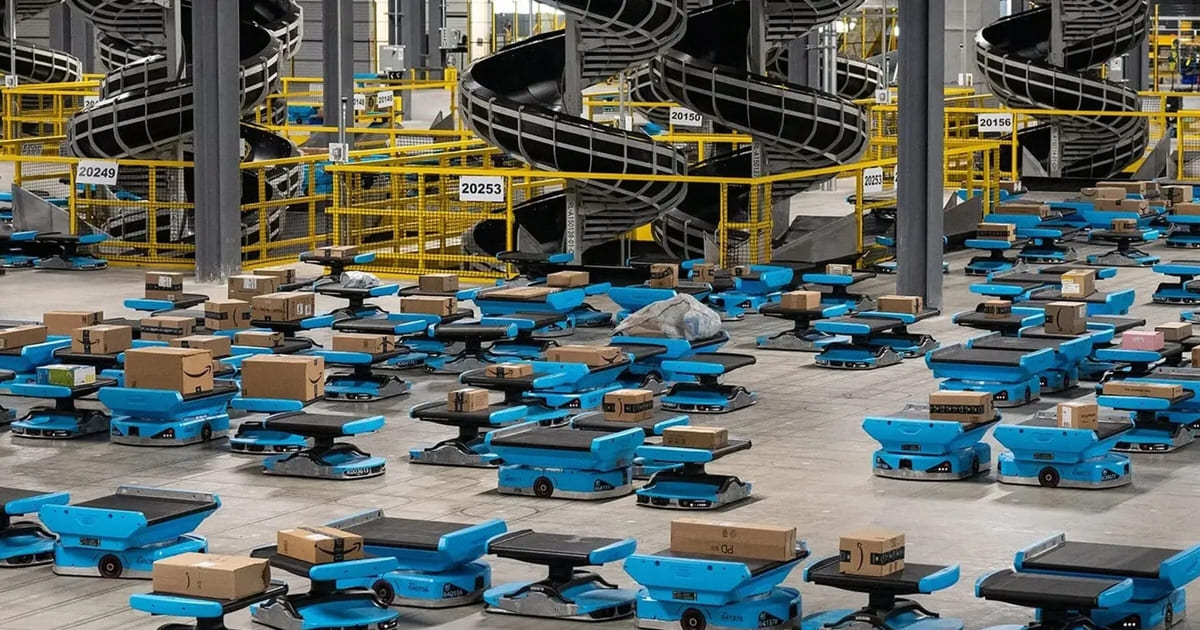Складские роботы / © Amazon