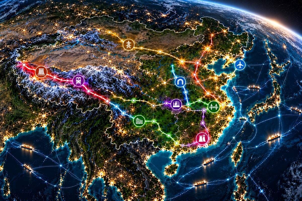 Инфраструктурные проекты на карте Китая / © Highways