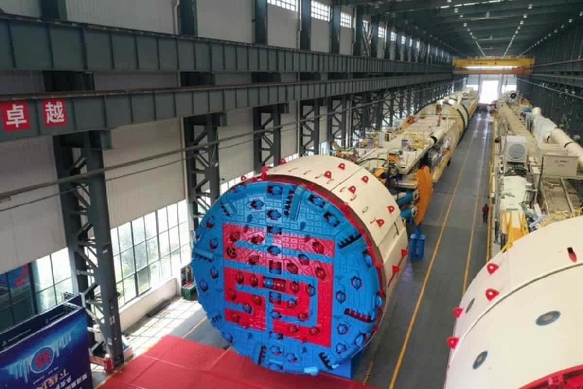 Крупнейший в мире двущитовый тоннелепроходческий комплекс / © Shudao Group