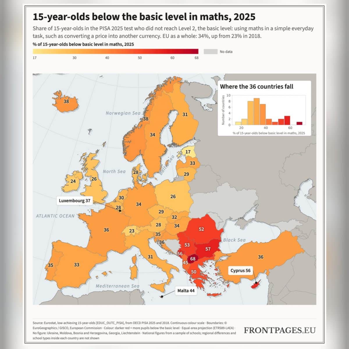 © GISCO, EuroGeographics, frontpages.eu