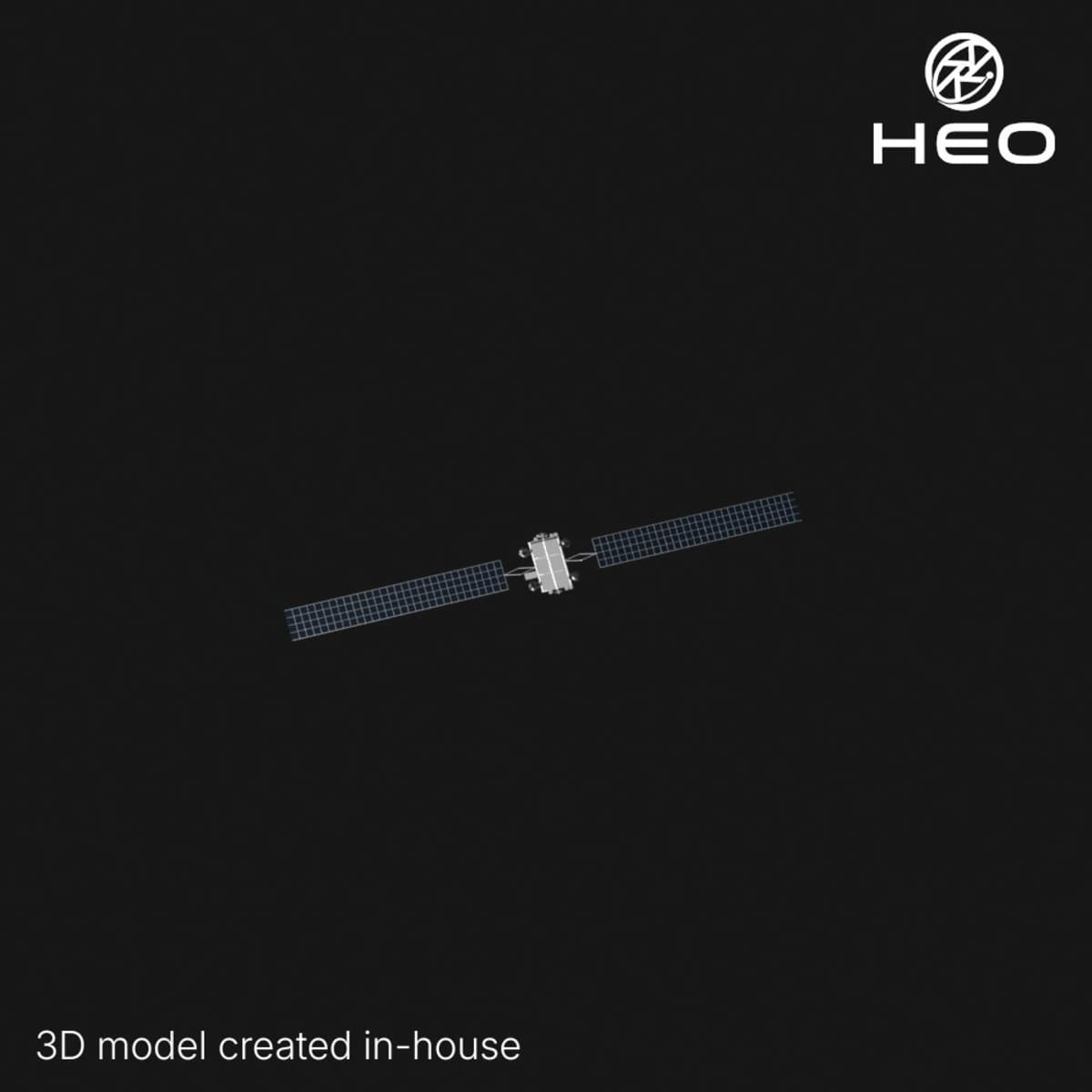 3D-модель спутника Starlink V3 / © HEO Robotics