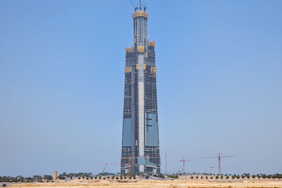 Строительство Jeddah Tower / © Thornton Tomasetti